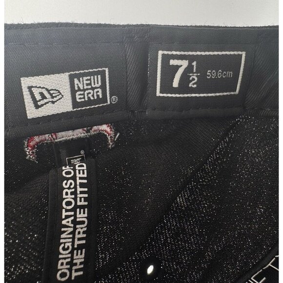 Chicago Bulls Windy City Hat 7 1/2 NBA Hardwood Classics Cap New Era 59fifty - Picture 10 of 13